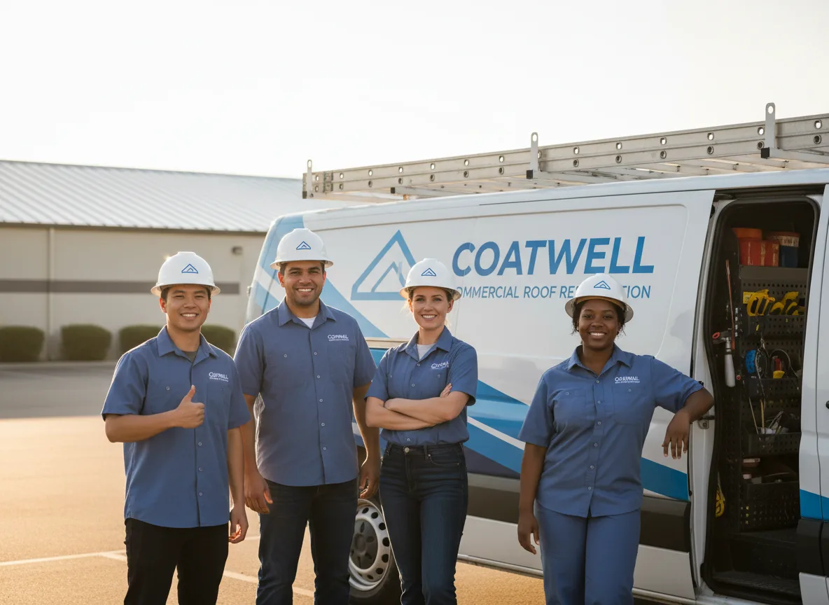 Commercial roof coating company in Sandyville, OH